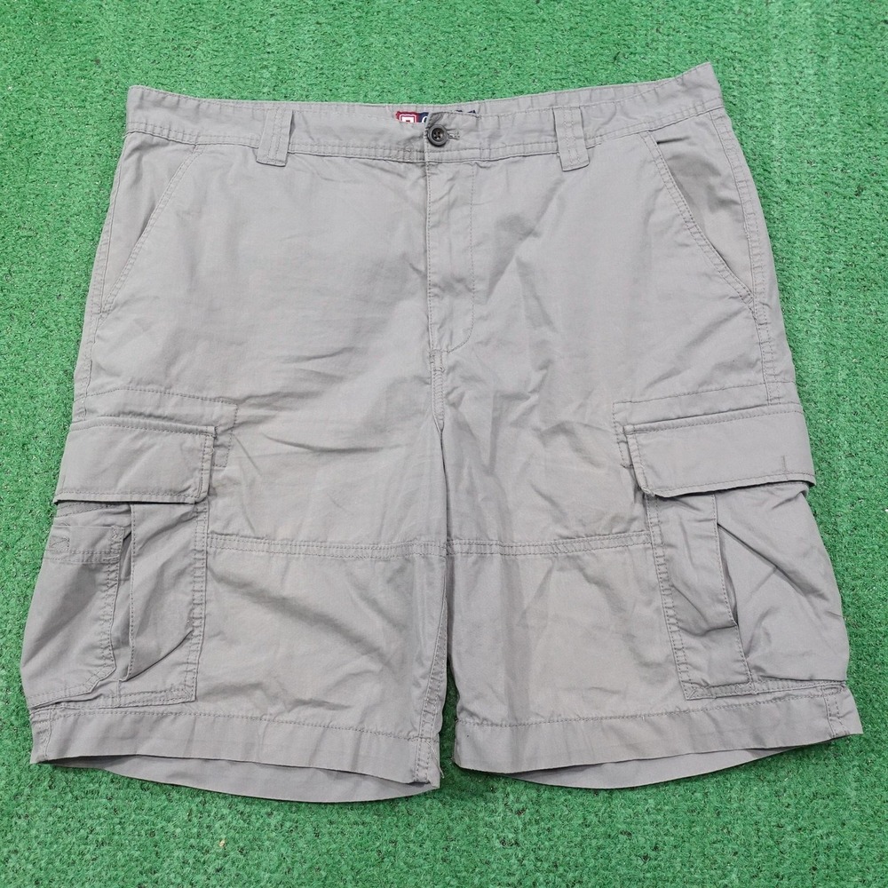 Chaps Cargo Shorts‎ Mens 38 Outdoor Utility COTTON Nylon Blend